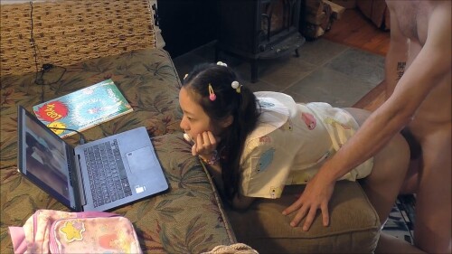 Uncensored little 18yo Asian Teen Sucks and Fucks Big White Dick.mp4 snapshot 04.19.662